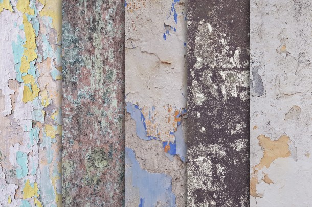 2 Grunge Wall Textures x10 (1820)